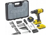 Stanley SFMCD700D2A-QW FatMax V20 Aku bezuhlíková vŕtačka 18V so sadou príslušenstva 100ks