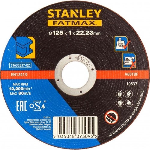 Stanley STA32637-QZ Rezný kotúč na kov 125 x 22,2 mm, hr. 1,0 mm