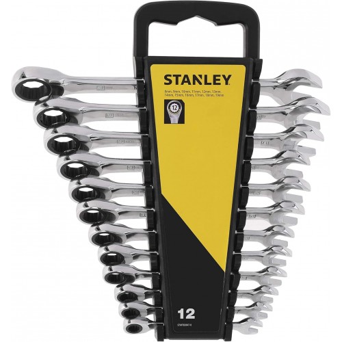 Stanley STMT82847-0 12dielna sada račňových očkoplochých kľúčov (8-19mm)