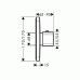 Hansgrohe Axor Urquiola Highflow termostat pod omietku, chróm 11731000