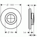 Hansgrohe iControl mobile Elektron. ventil pre Rainfall so svet. zdrojom, chróm 15944000