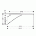 Hansgrohe AXOR Massaud Vaňový výtok DN20, chróm 18473000