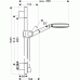 Hansgrohe Axor Urquiola Sprchová sada DN15, chróm 27986000