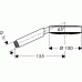 Hansgrohe Raindance S 100 AIR 1jet Ručná sprcha DN15, vzhľad nerezu 28509800