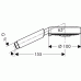 Hansgrohe Raindance S 100 3jet EcoSmart Ručná sprcha DN15, chróm 28552000