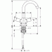 Hansgrohe TALIS S2 Umývadlová batéria s dvoma kohútikmi DN15, chróm 32030000