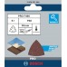 BOSCH Brúsny papier PRO F460, 93 × 93 mm, G40, 5 ks 2608621684