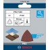 BOSCH Brúsny papier PRO F460, 93 × 93 mm, G120, 5 ks 2608621687