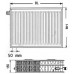 Kermi Therm X2 Profil-V doskový radiátor 33 500 / 2000 FTV330502001L1K
