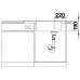 BLANCO ELON XL 6 S Infini bez exc. SILGRANIT 780x500mm, jazmín 524849