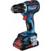 BOSCH GSR 18V-90 C PROFESSIONAL Aku vŕtací skrutkovač, L-BOXX, 2× 4,0 Ah 06019K6005