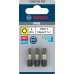 BOSCH Bit PRO T Impact T20 × 25, T25 × 25, T30 × 25 mm, 3 ks 2608522479