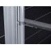 RONAL SLM5 Mobility dvere v 1/2 rozdelené, ľavý, 80cm, aluchrom / číre sklo SLM52G0805007