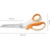 Fiskars Softgrip Nožnice entlovacie, 24,2cm 1070024