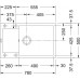 Franke Maris MRG 611-78 BB, 780 x 500 mm, fragranitový drez, kašmír 114.0494.646