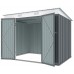 Riwall RMSP 6x8 Anthracite - záhradný domček kovový 2,4 x 1,8 m SM-F68K-H158-A