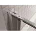 RONAL SL1 Swing-Line jednokrídlové dvere, 50-100 cm, aluchrom / číre sklo SL1SM15007