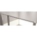 RONAL SL1 Swing-Line jednokrídlové dvere, 100 cm, aluchrom / zrkadlové SL110005053