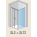 RONAL SLT2 Swing-Line bočná stena pre SL2, 70 cm, aluchrom / línie SLT207005051