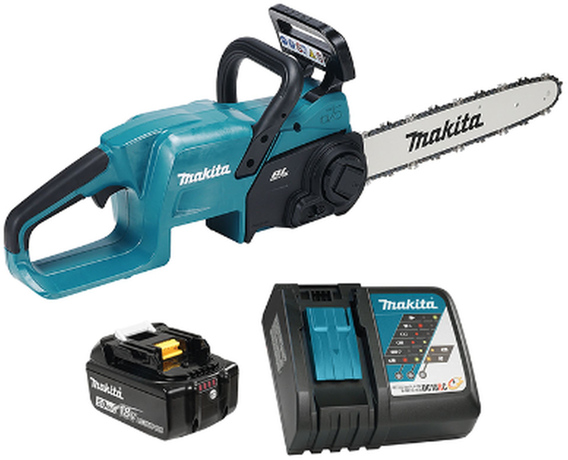 Makita DUC357RTX2 Aku reťazová píla 350 mm Li-ion LXT 18V/1x5,0Ah