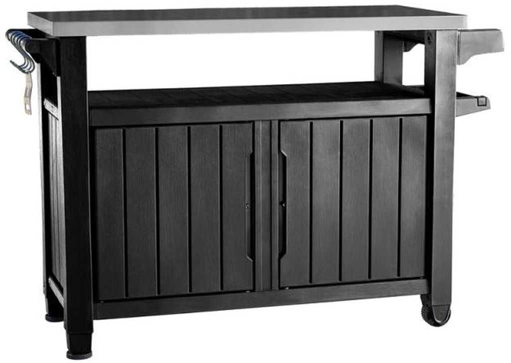 KETER UNITY XL 207L Viacúčelový stôl, 134 x 52 x 90 cm, grafit 17202662